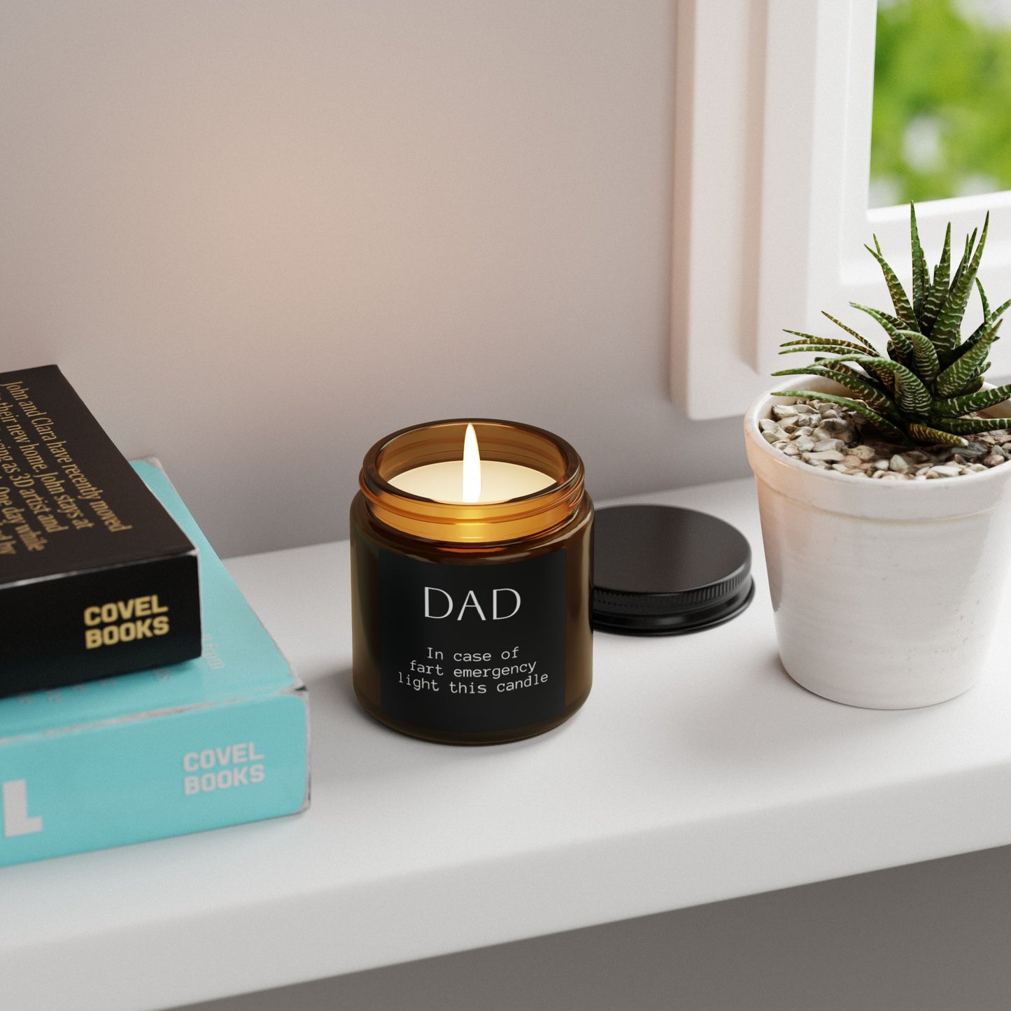 Scented Soy Candle for Father's Day, Gag Gift for Dad