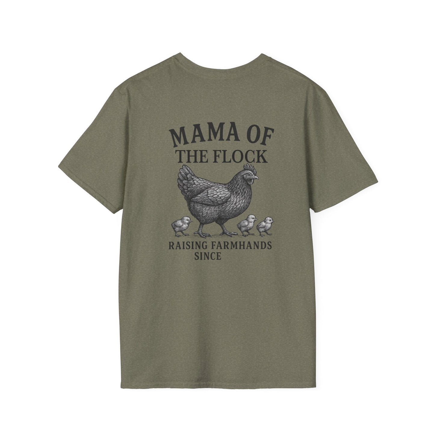 Mama of the Flock Softstyle T-Shirt - Customize with your date/ year