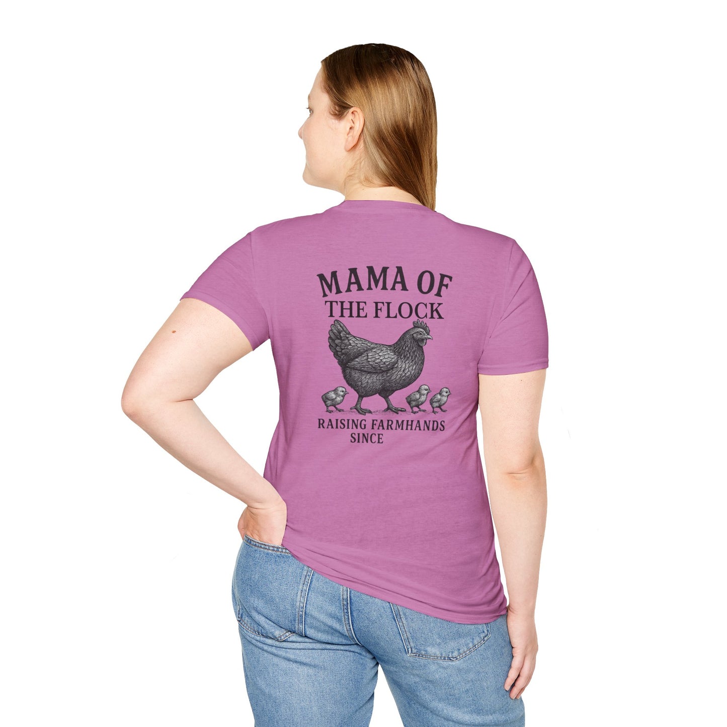 Mama of the Flock Softstyle T-Shirt - Customize with your date/ year