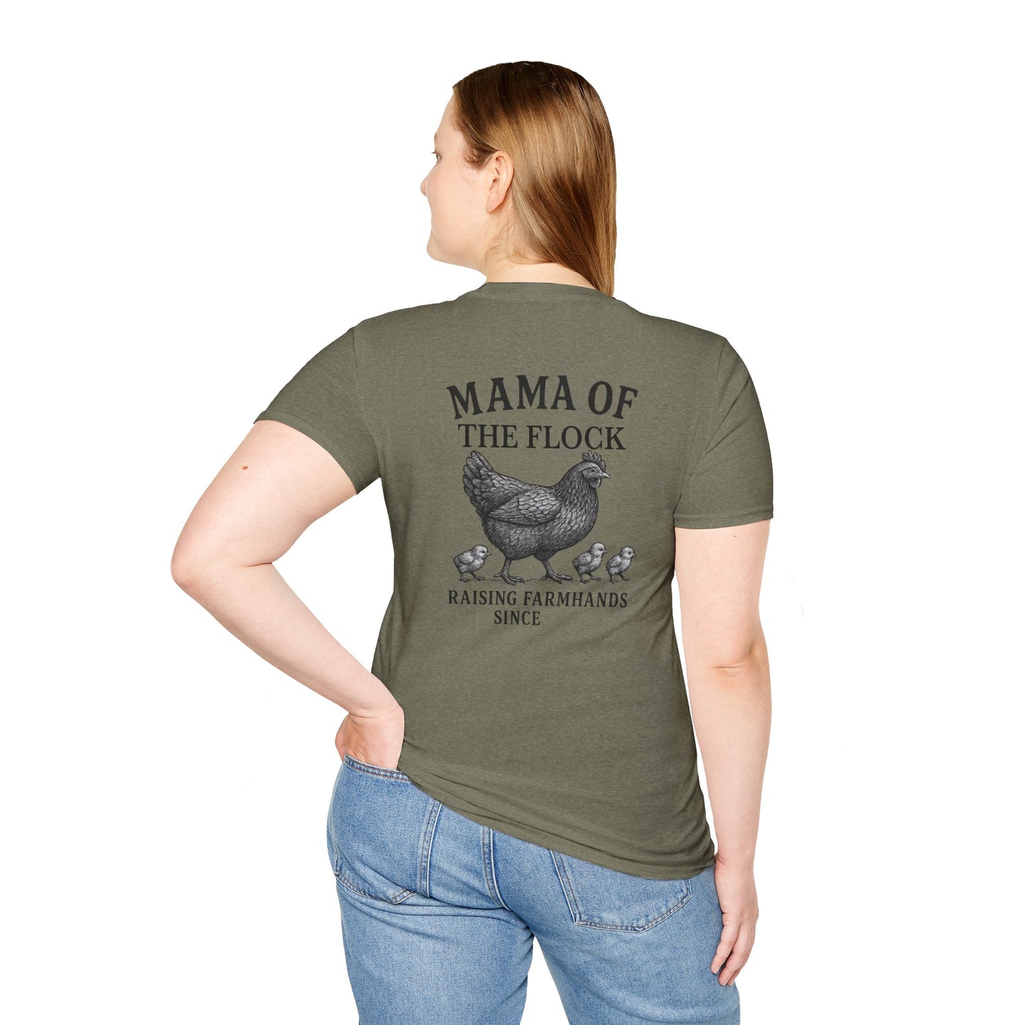 Mama of the Flock Softstyle T-Shirt - Customize with your date/ year