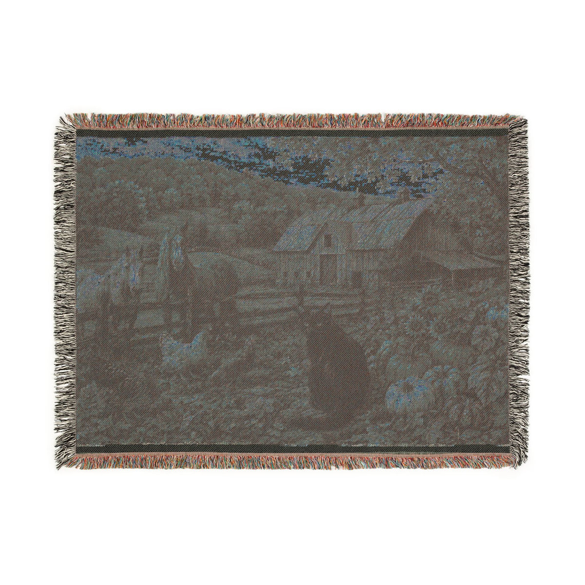 Autumn at GrayLou Farm Woven Blanket – Heirloom Cotton Throw