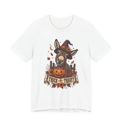 Trick or Treat Donkey Tee – Vintage Farm Halloween Shirt