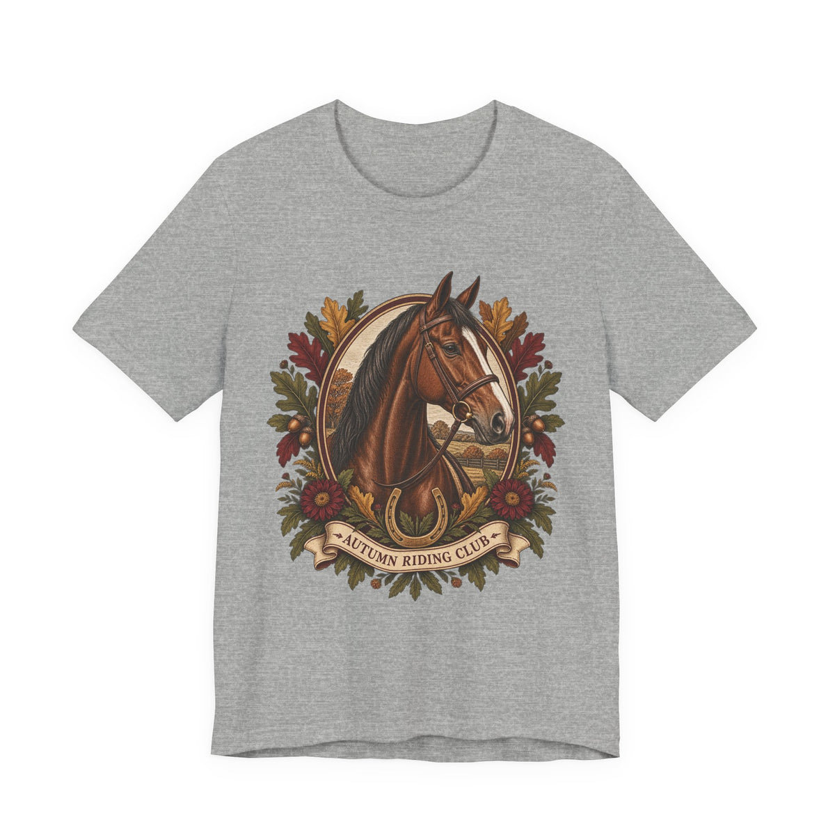 Autumn Riding Club Tee – Vintage Horse Graphic Shirt