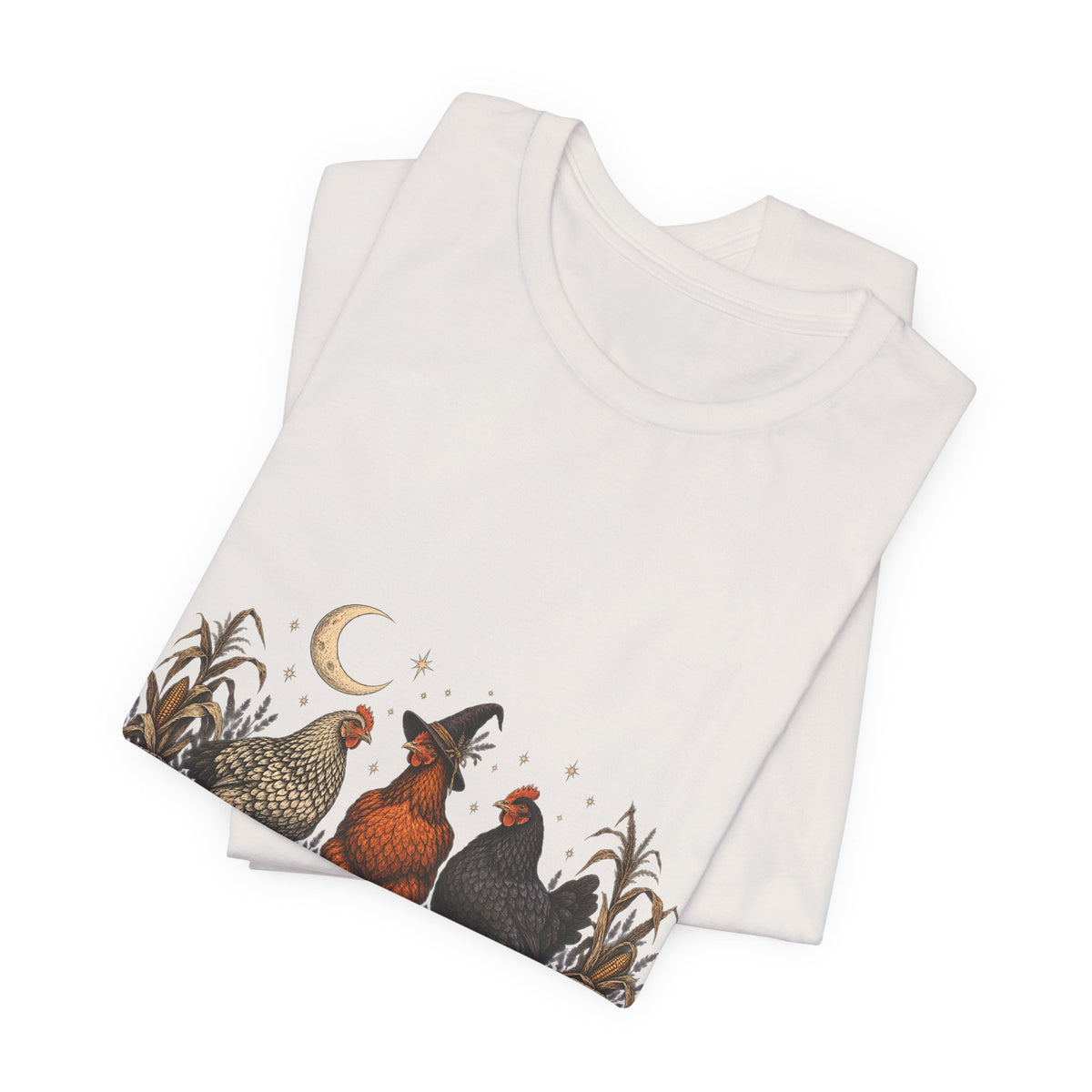 The Witching Hour Hens Tee – Vintage Farm Halloween Shirt