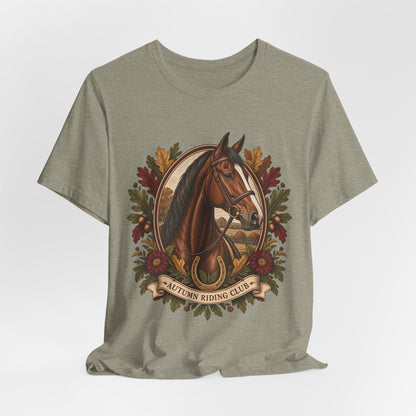 Autumn Riding Club Tee – Vintage Horse Graphic Shirt