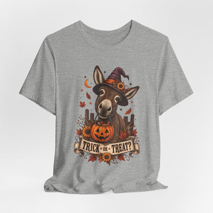 Trick or Treat Donkey Tee – Vintage Farm Halloween Shirt