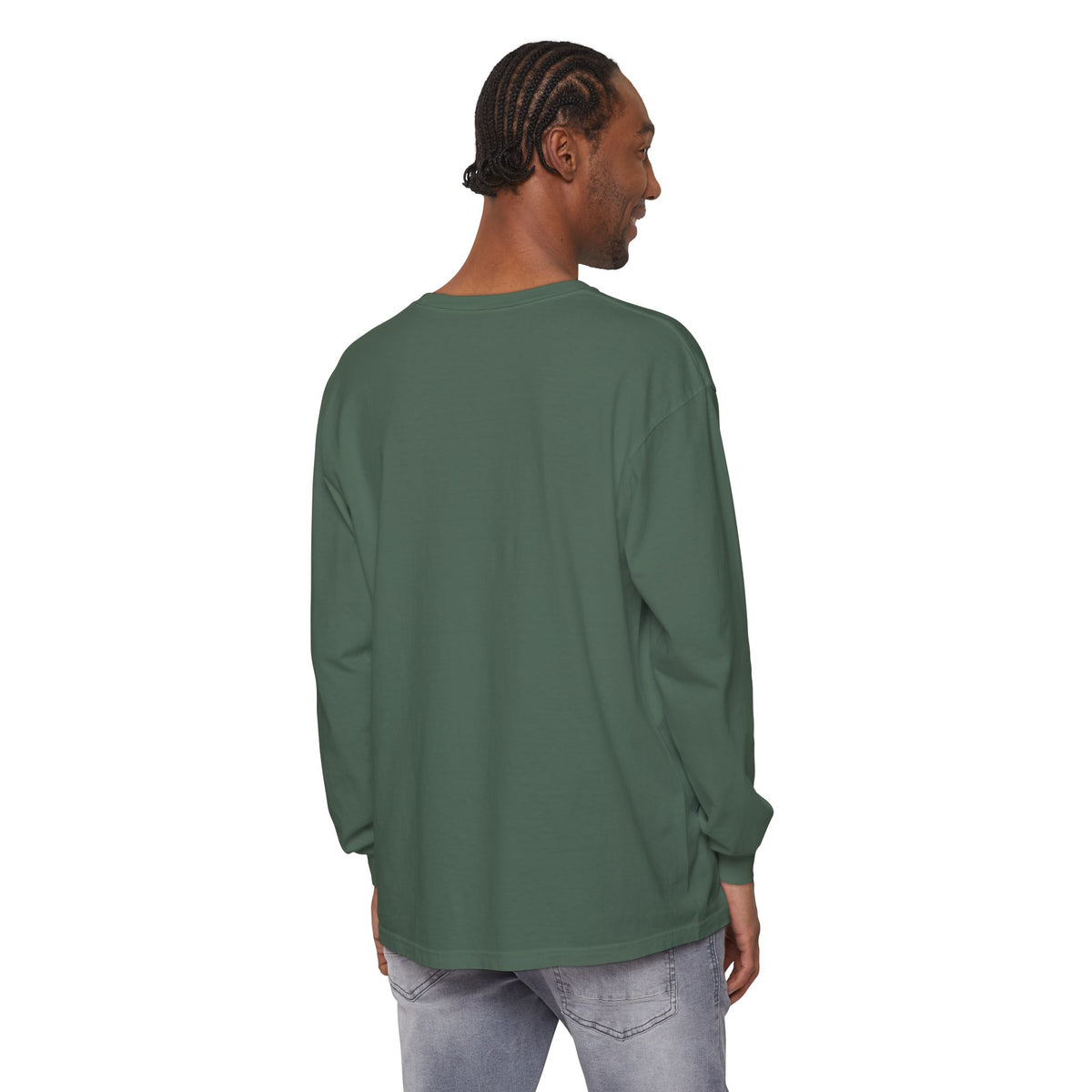 Last Light at the Barn Long Sleeve – Garment-Dyed Farm Tee