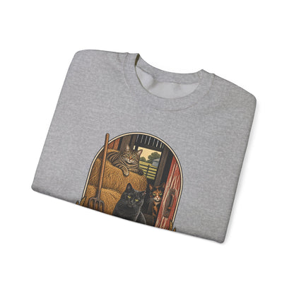 Barn Cat Social Club Crewneck – Vintage Farm Sweatshirt
