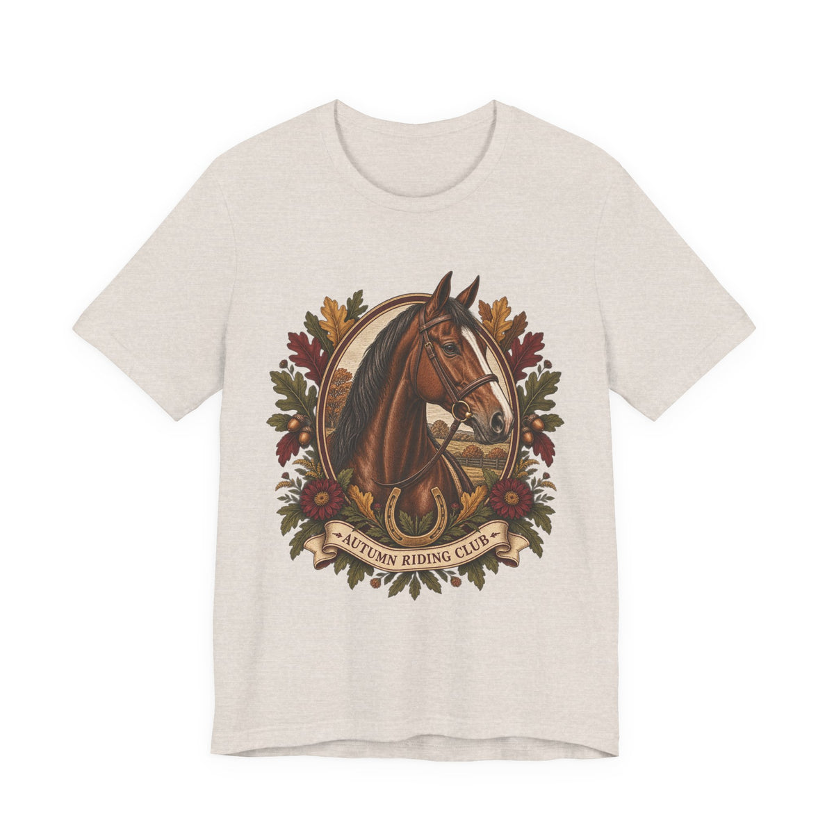 Autumn Riding Club Tee – Vintage Horse Graphic Shirt