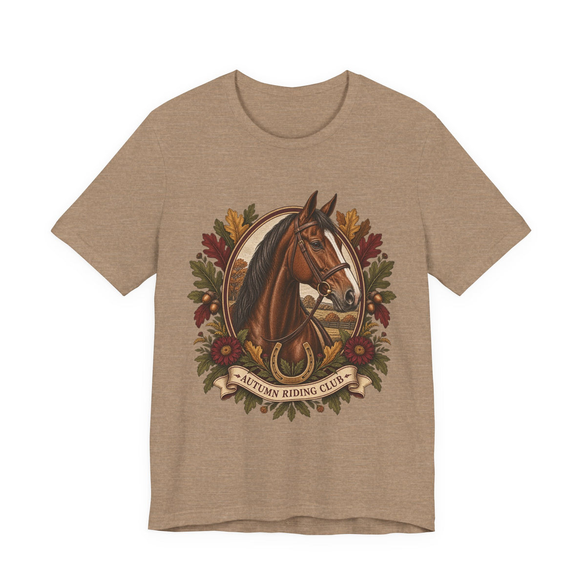 Autumn Riding Club Tee – Vintage Horse Graphic Shirt