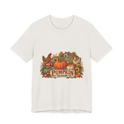 Pumpkin Season Farm Market Tee – Vintage Autumn Graphic