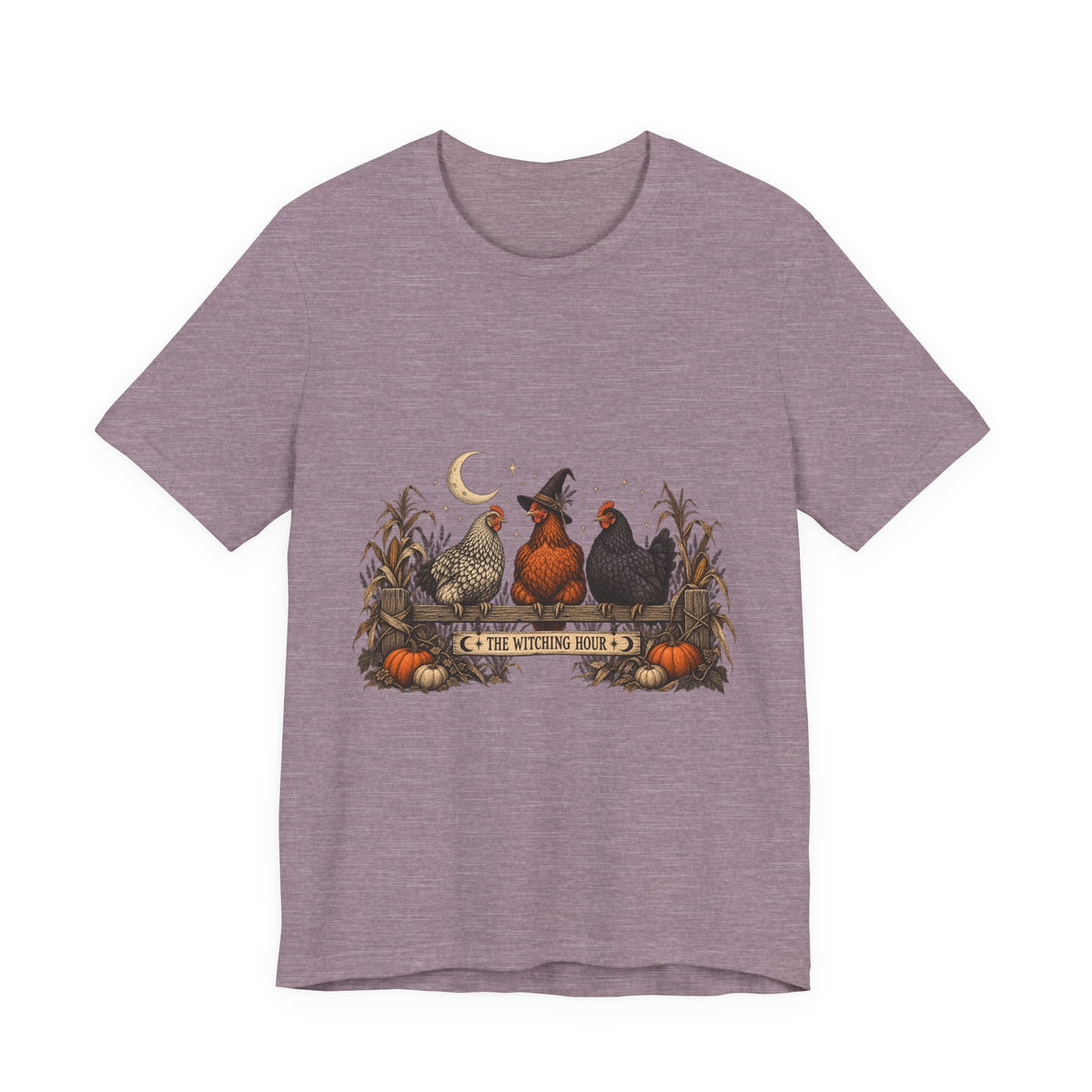 The Witching Hour Hens Tee – Vintage Farm Halloween Shirt