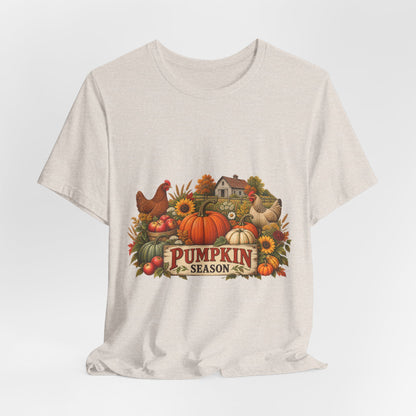 Pumpkin Season Farm Market Tee – Vintage Autumn Graphic
