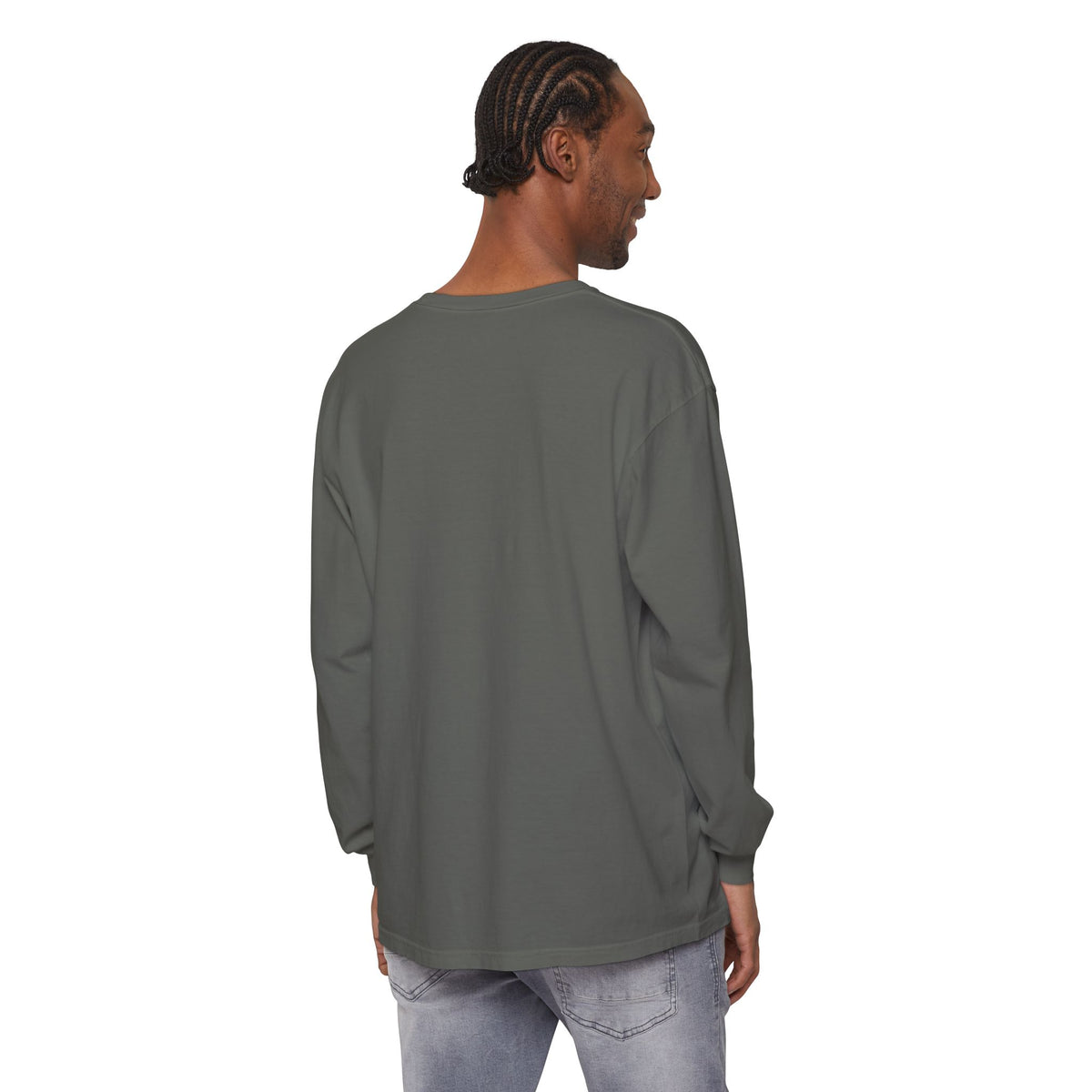 Last Light at the Barn Long Sleeve – Garment-Dyed Farm Tee