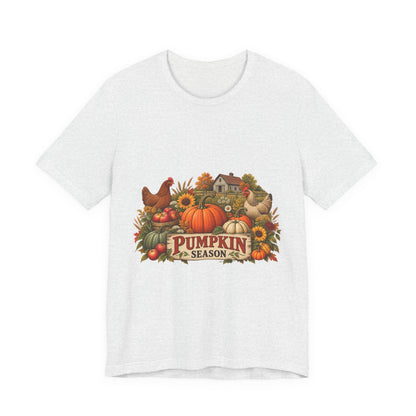 Pumpkin Season Farm Market Tee – Vintage Autumn Graphic
