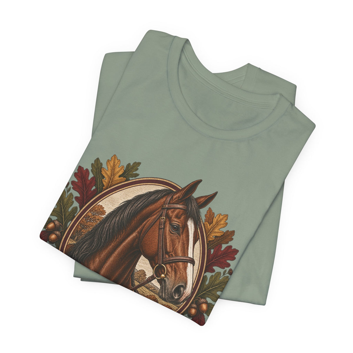 Autumn Riding Club Tee – Vintage Horse Graphic Shirt