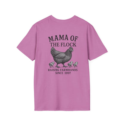 Mama of the Flock Softstyle T-Shirt - Perfect Gift for Chicken Lovers