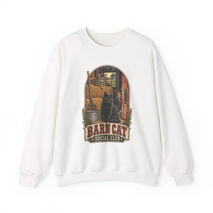Copy of Barn Cat Social Club Crewneck – Vintage Farm Sweatshirt