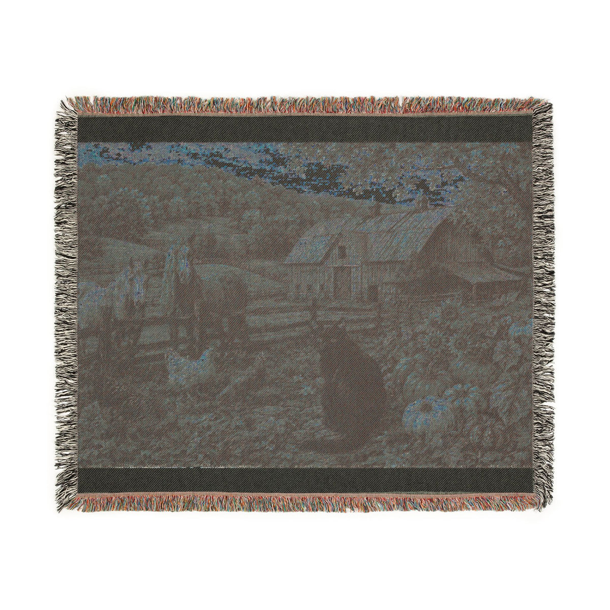 Autumn at GrayLou Farm Woven Blanket – Heirloom Cotton Throw