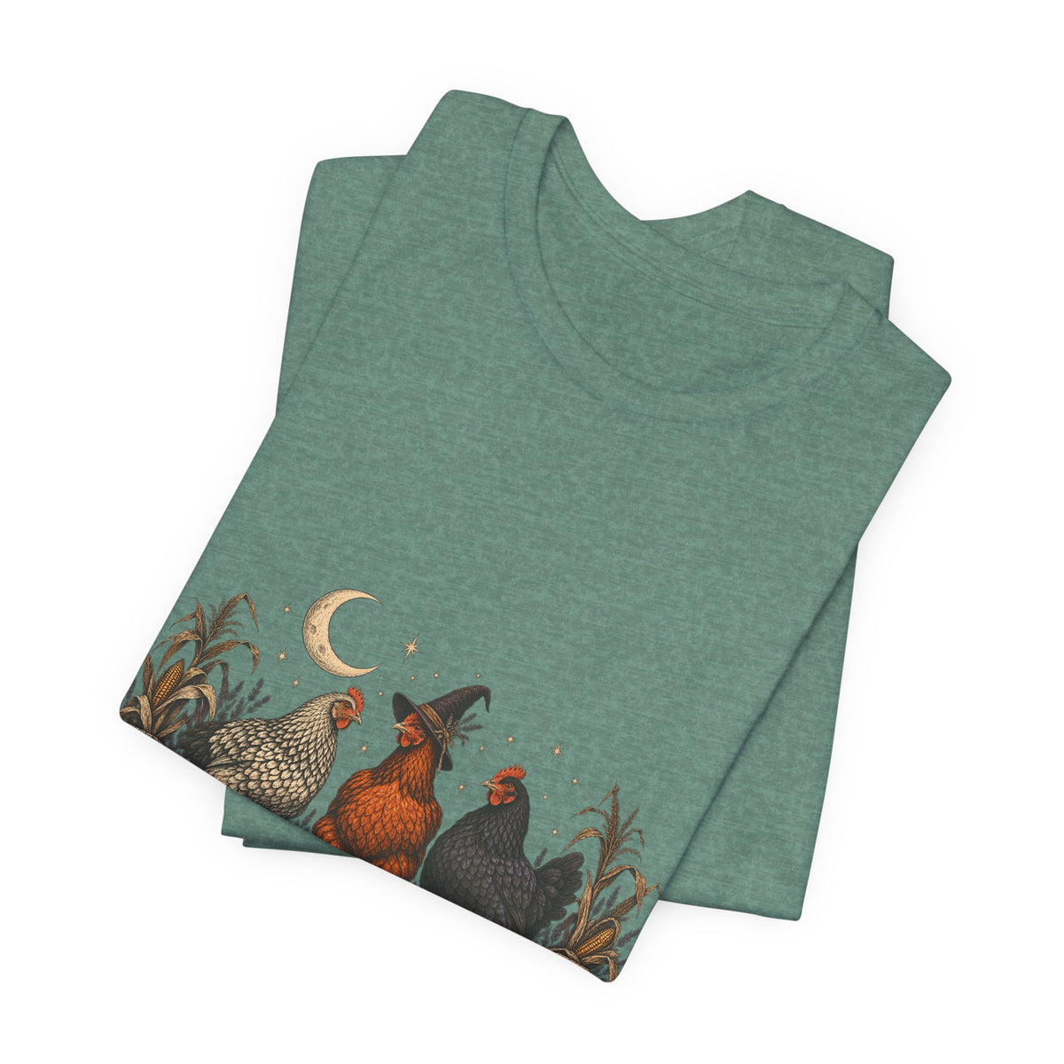 The Witching Hour Hens Tee – Vintage Farm Halloween Shirt