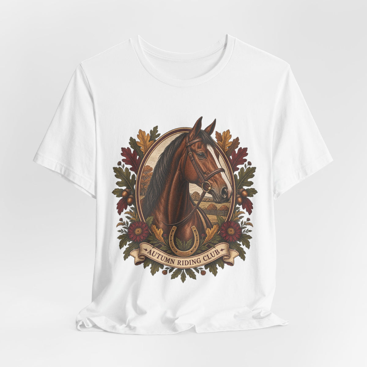 Autumn Riding Club Tee – Vintage Horse Graphic Shirt