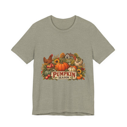Pumpkin Season Farm Market Tee – Vintage Autumn Graphic