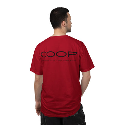 COOP Minimalist Logo T-Shirt — 'Creating Our Own Paradise' Back Print