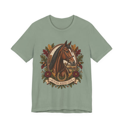 Autumn Riding Club Tee – Vintage Horse Graphic Shirt