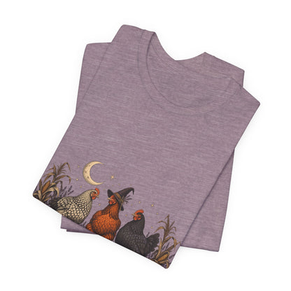The Witching Hour Hens Tee – Vintage Farm Halloween Shirt