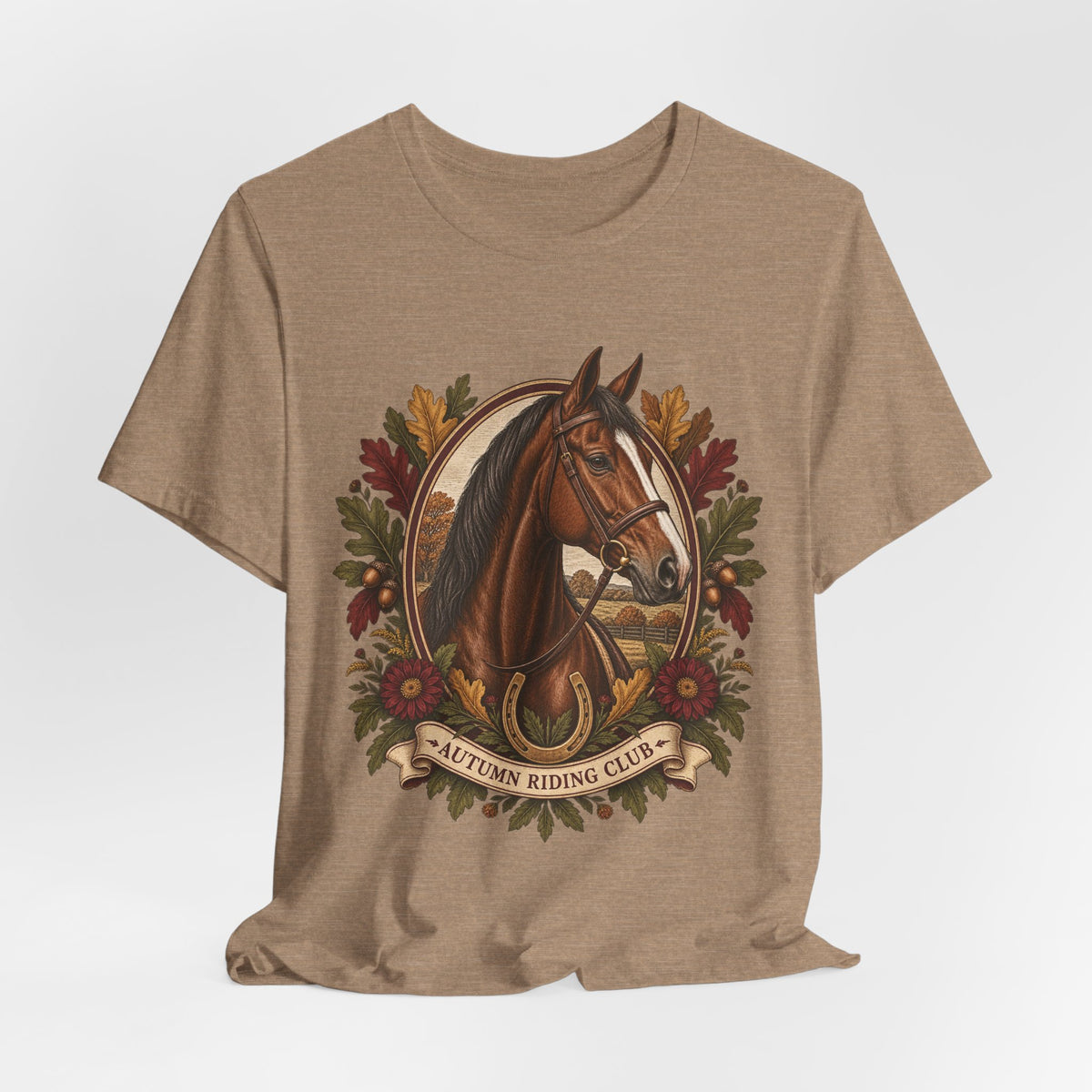 Autumn Riding Club Tee – Vintage Horse Graphic Shirt