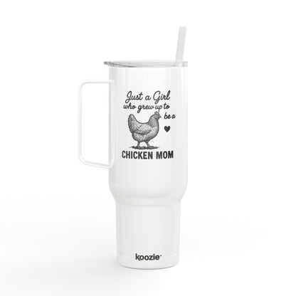 Just a Girl Who Grew Up to Be a Chicken Mom – 40oz Travel Tumbler