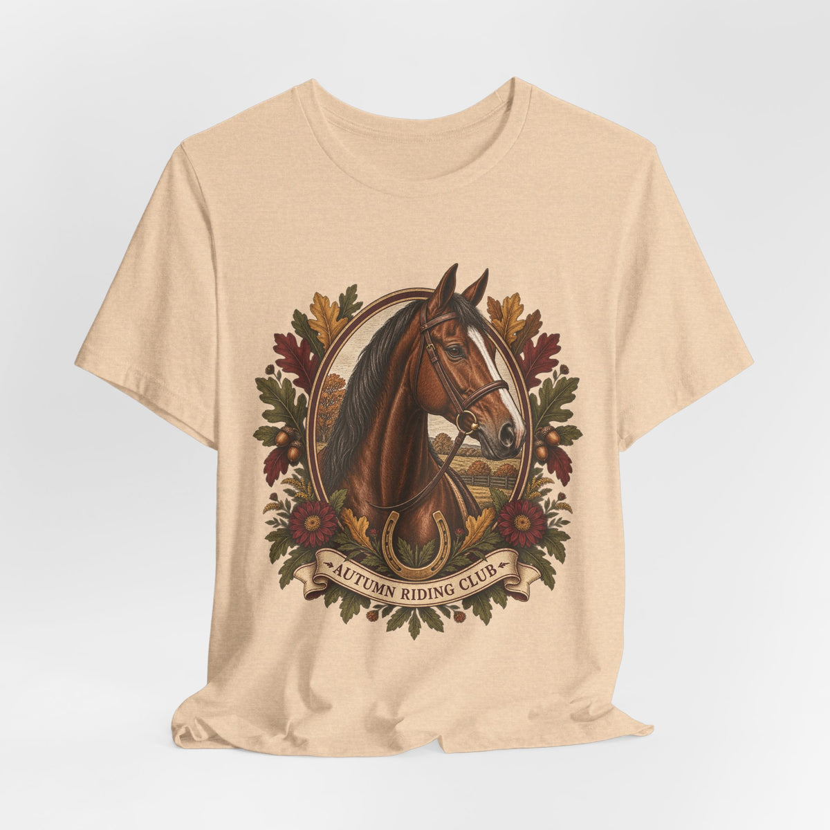 Autumn Riding Club Tee – Vintage Horse Graphic Shirt
