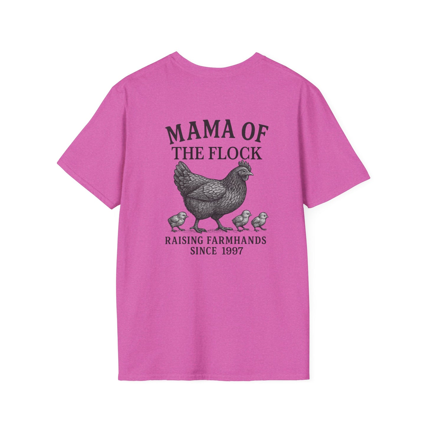 Mama of the Flock Softstyle T-Shirt - Perfect Gift for Chicken Lovers