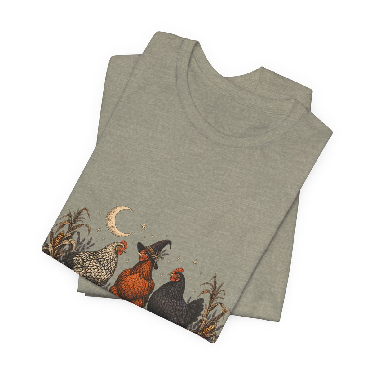 The Witching Hour Hens Tee – Vintage Farm Halloween Shirt