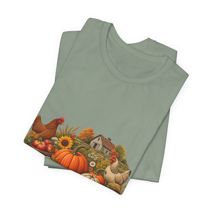 Pumpkin Season Farm Market Tee – Vintage Autumn Graphic
