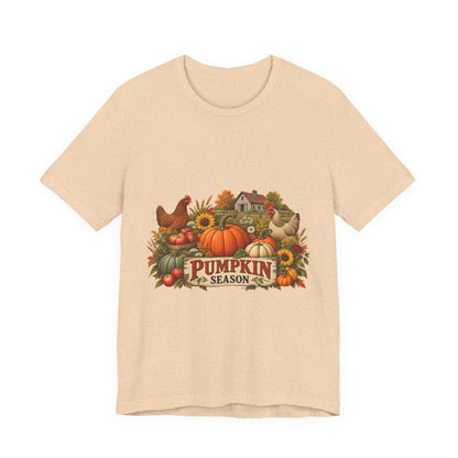 Pumpkin Season Farm Market Tee – Vintage Autumn Graphic