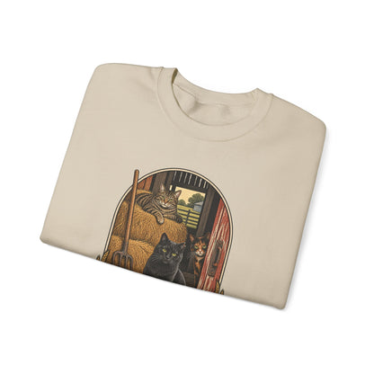Copy of Barn Cat Social Club Crewneck – Vintage Farm Sweatshirt