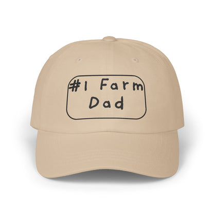 #1 Farm Dad Cap, Classic Dad Cap, Gift for Father's Day