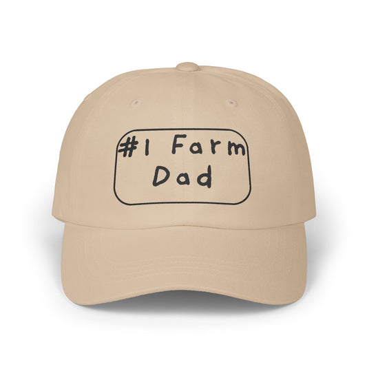 #1 Farm Dad Cap, Classic Dad Cap, Gift for Father's Day