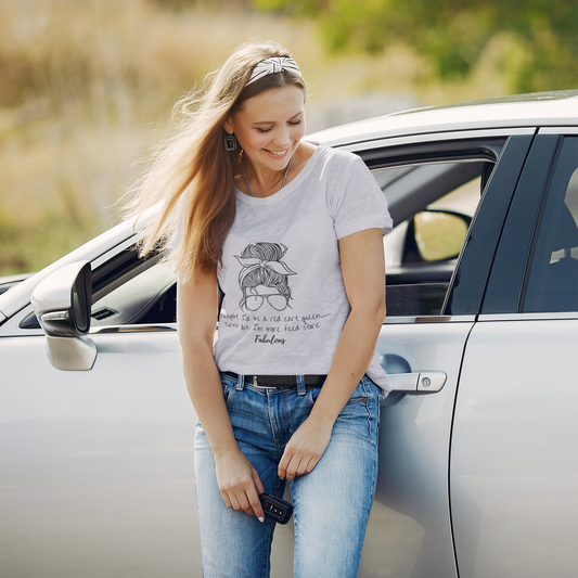 “Thought I’d be a Red Cart queen… turns out I’m more feed store fabulous.”Women's Softstyle Tee - Fun and Stylish Gift for Moms