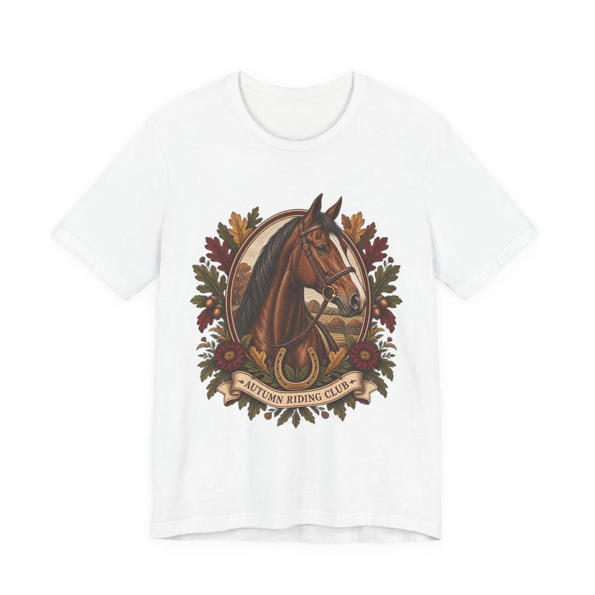 Autumn Riding Club Tee – Vintage Horse Graphic Shirt