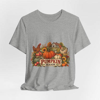 Pumpkin Season Farm Market Tee – Vintage Autumn Graphic