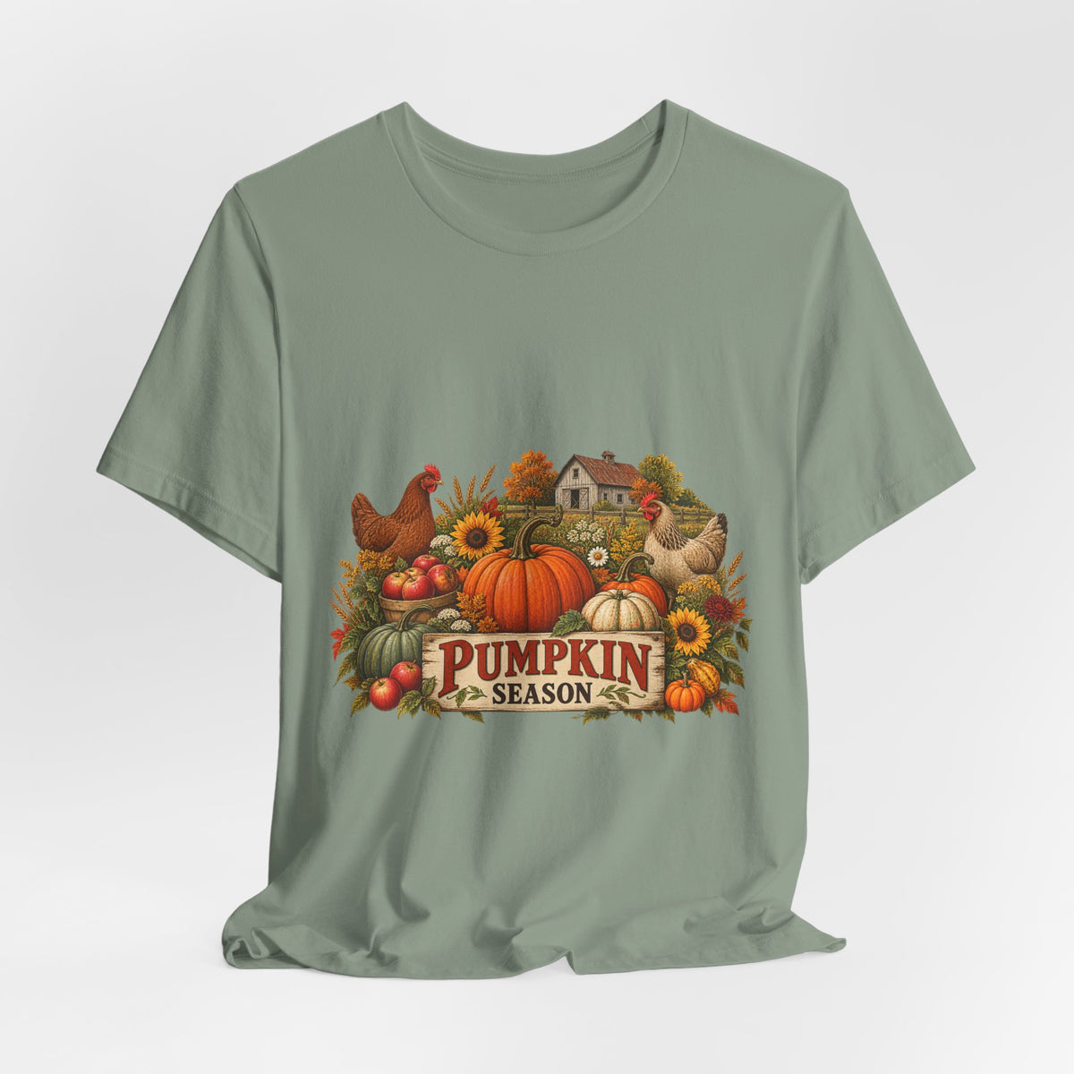 Pumpkin Season Farm Market Tee – Vintage Autumn Graphic