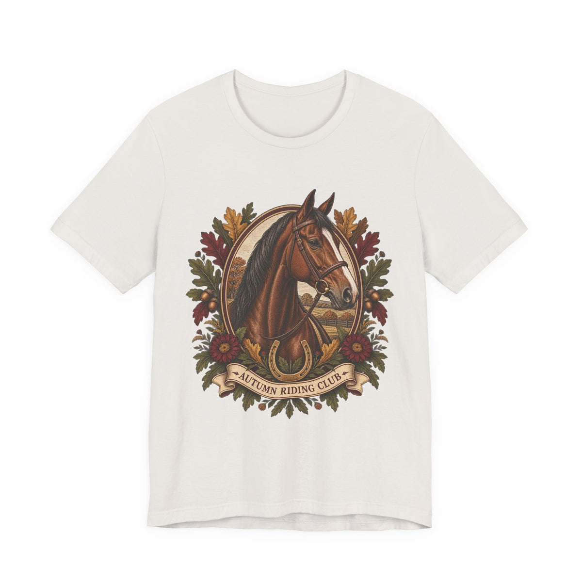 Autumn Riding Club Tee – Vintage Horse Graphic Shirt
