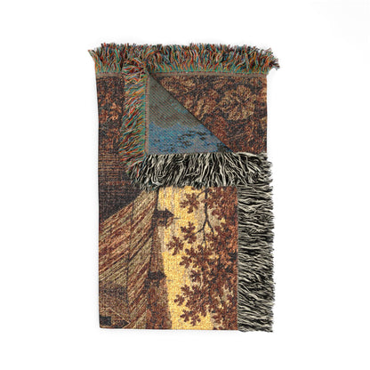 Autumn at GrayLou Farm Woven Blanket – Heirloom Cotton Throw