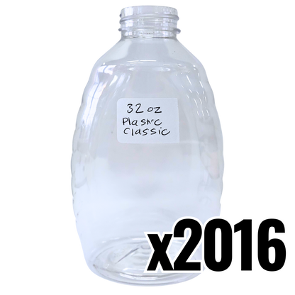 32 oz Plastic Classic Honey Jars