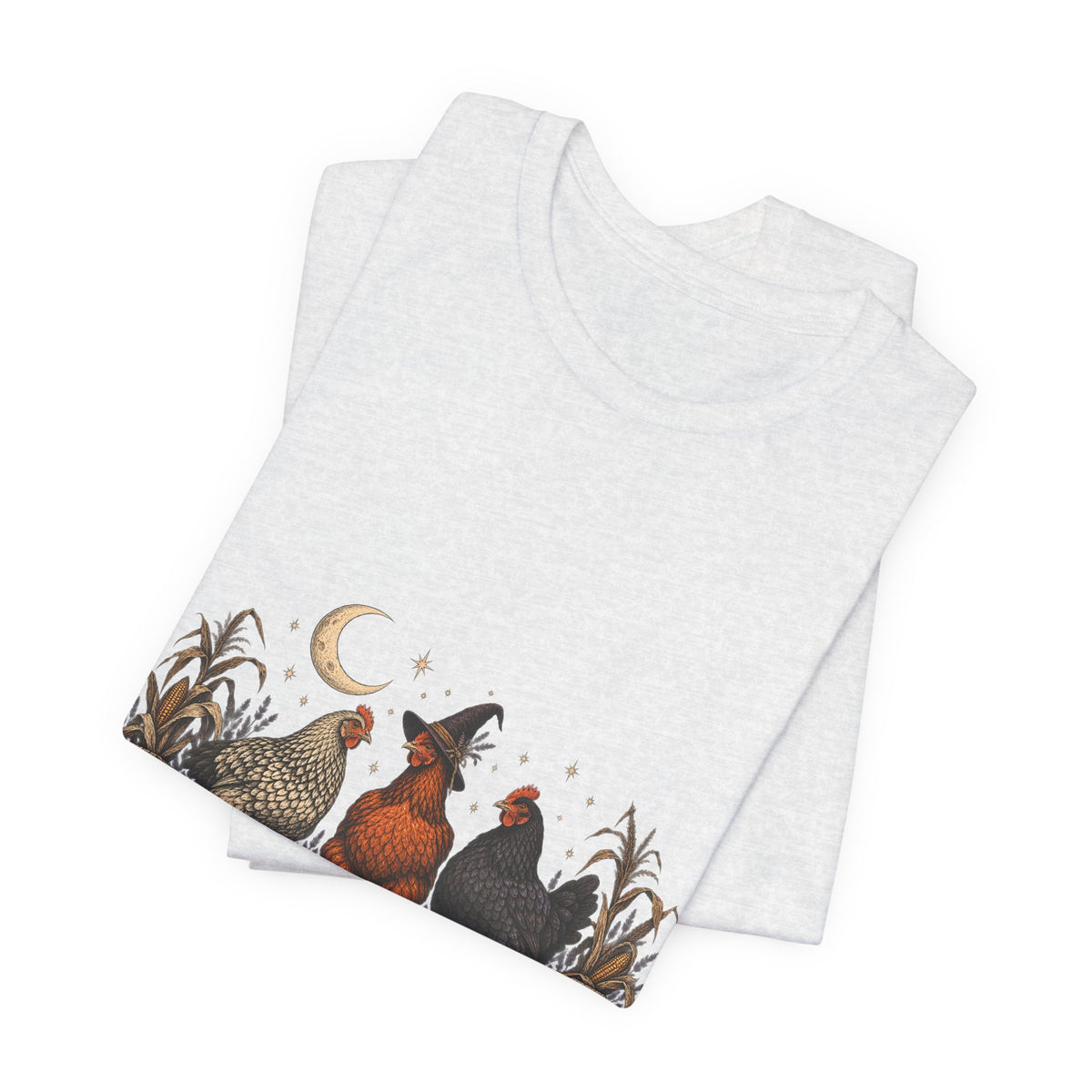 The Witching Hour Hens Tee – Vintage Farm Halloween Shirt