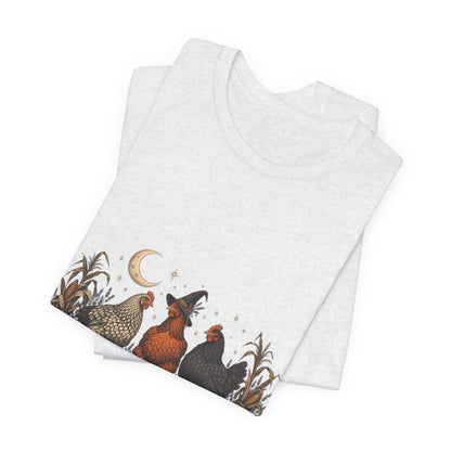 The Witching Hour Hens Tee – Vintage Farm Halloween Shirt