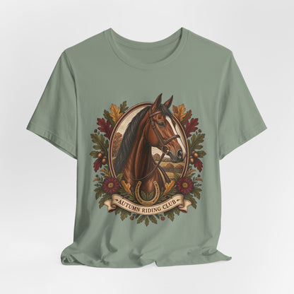 Autumn Riding Club Tee – Vintage Horse Graphic Shirt