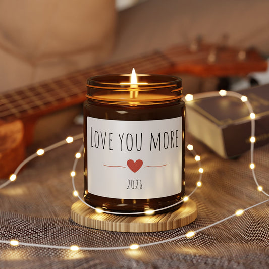 Soy Candle — "Love You More" Amber Jar (2026)